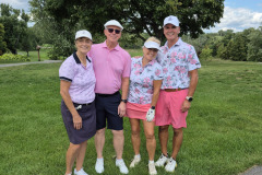 Anne-Marie et Alain avec Martine et Alain