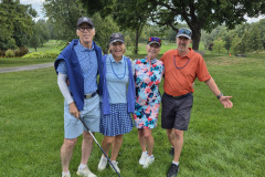 Gilles et Jacinthe avec Francine et Michel